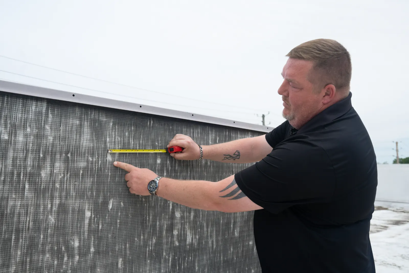 Commercial flat roof project in Westfield, Indiana